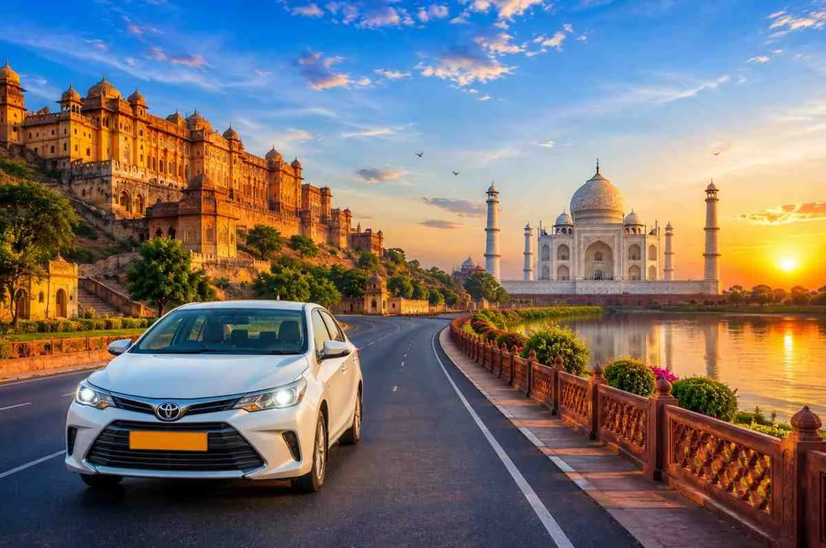 Jaipur to Agra Taxi