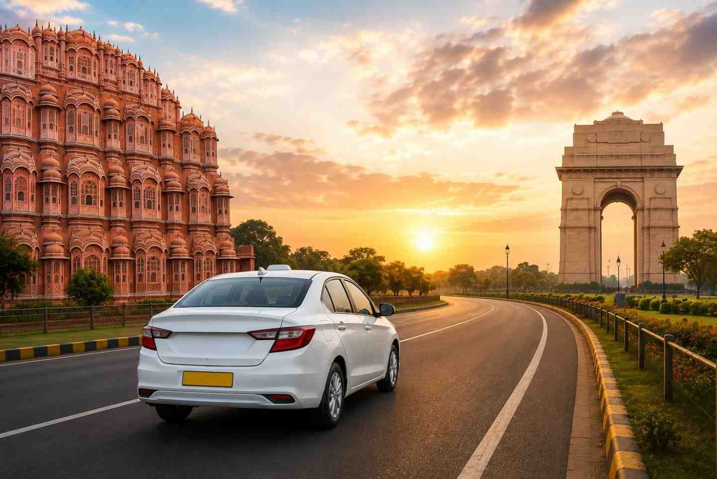 Jaipur to Delhi Taxi